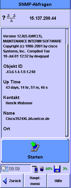 SNMP-Abfrage
